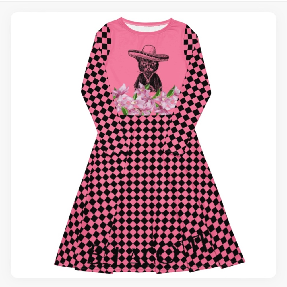 Boho Midi Dresses with Pockets All Sizes Gangster Cat, Save the Bees,  Cat Lady